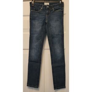 Aeropostale Ashley Ultra Skinny Women Size 00 dark wash blue denim jeans